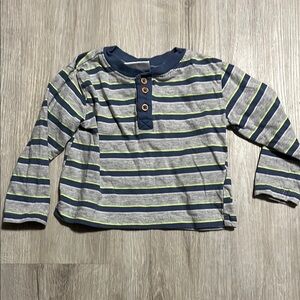Striped Long Sleeve Kids Shirt